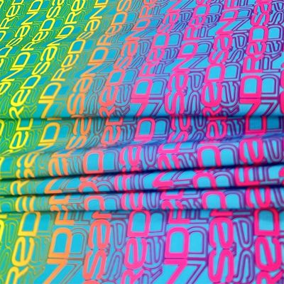 90 polyester 10 spandex stof gedrukt vierzijdig Stretch Beachbroek stof