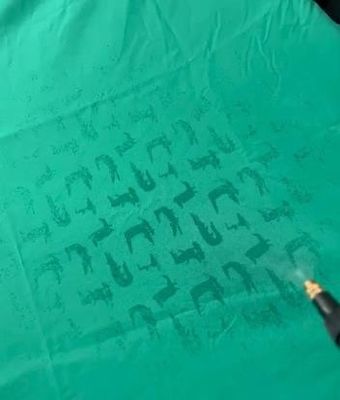 100% polyester suede perzikleerstof voor bloemenstrandbroek