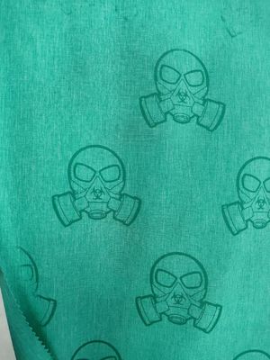 100% polyester suede perzikleerstof voor bloemenstrandbroek